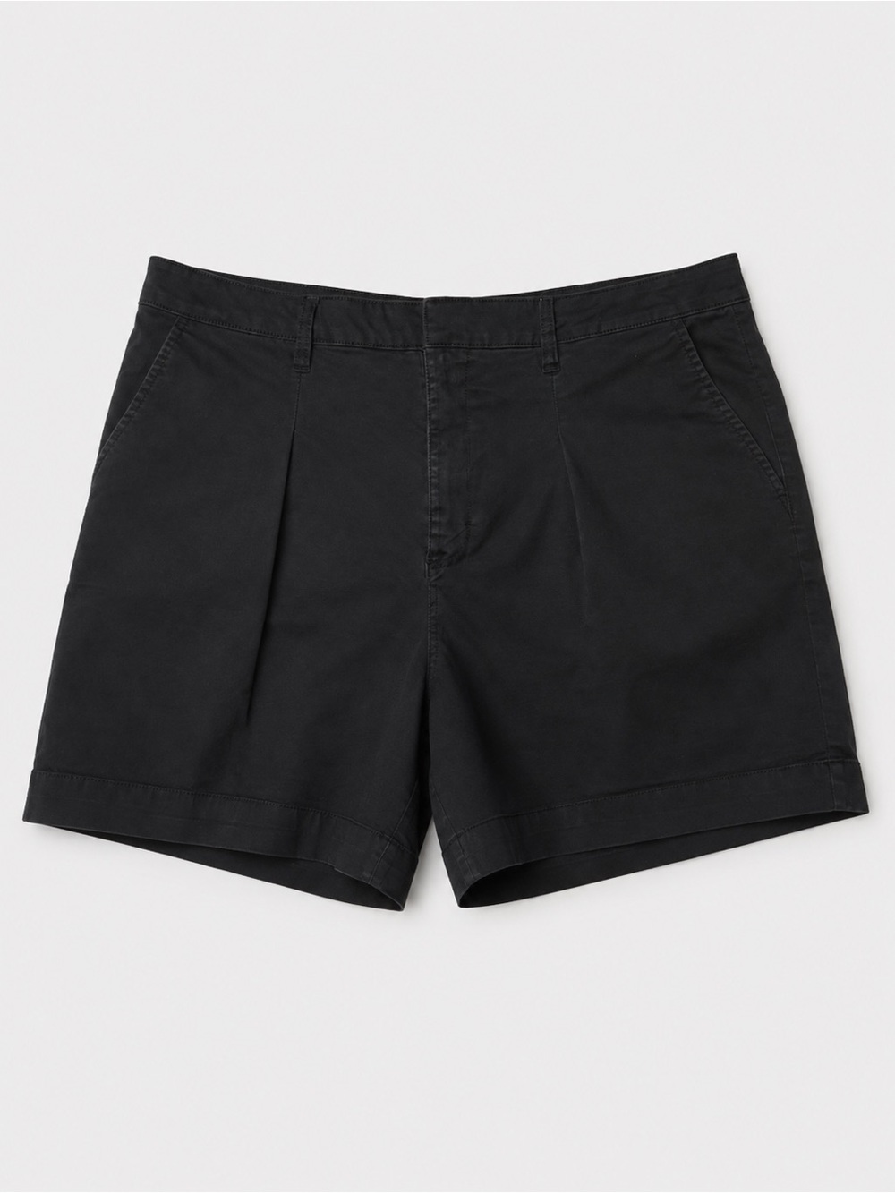 Calvin Klein Jeans Black Flat Front Men's Shorts